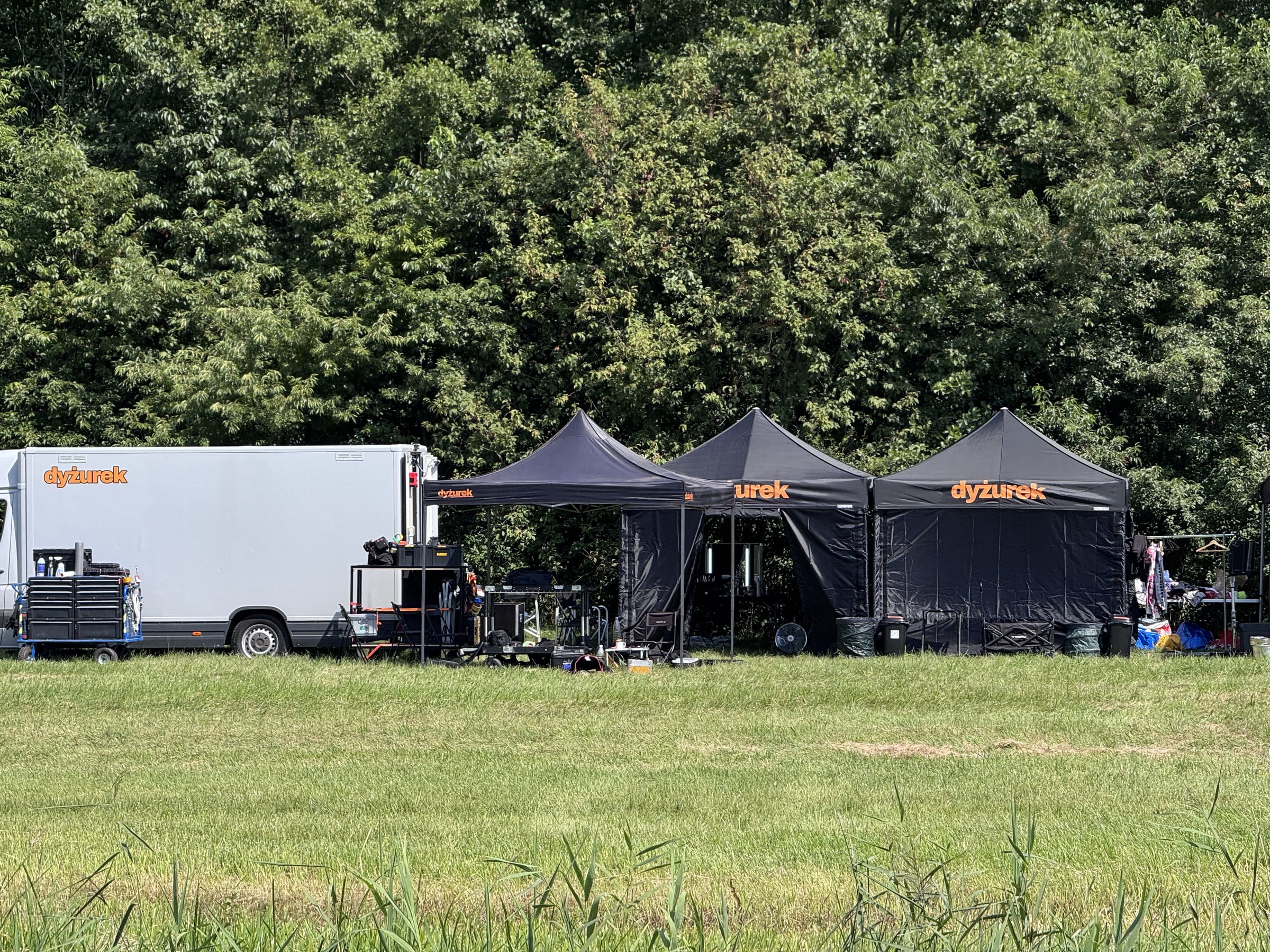 Obsługa techniczna planu filmowego
